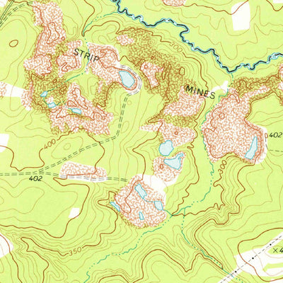United States Geological Survey Pennington, GA (1972, 24000-Scale) digital map