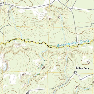 United States Geological Survey Pennington, GA (2020, 24000-Scale) digital map