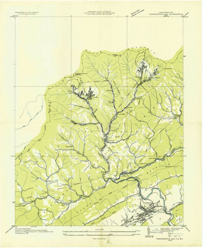 United States Geological Survey Pennington Gap, VA-KY (1935, 24000-Scale) digital map