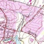 United States Geological Survey Pennington, NJ-PA (1954, 24000-Scale) digital map