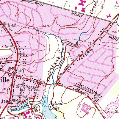 United States Geological Survey Pennington, NJ-PA (1954, 24000-Scale) digital map