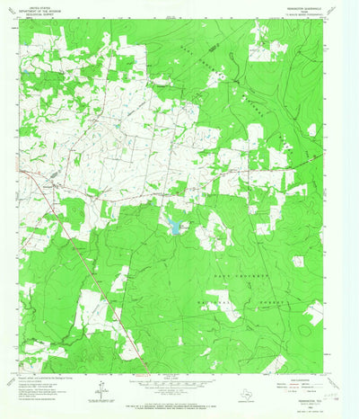 United States Geological Survey Pennington, TX (1963, 24000-Scale) digital map