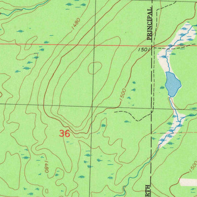 United States Geological Survey Pennington, WI (1984, 24000-Scale) digital map