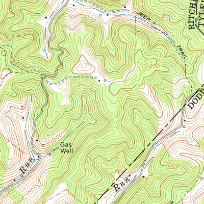 United States Geological Survey Pennsboro, WV (1961, 24000-Scale) digital map
