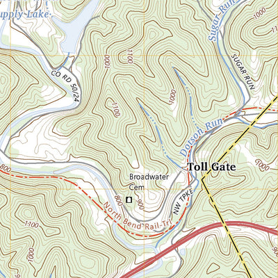 United States Geological Survey Pennsboro, WV (2023, 24000-Scale) digital map