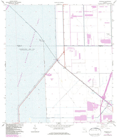 United States Geological Survey Pennsuco, FL (1963, 24000-Scale) digital map