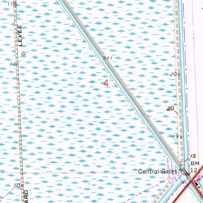 United States Geological Survey Pennsuco, FL (1963, 24000-Scale) digital map