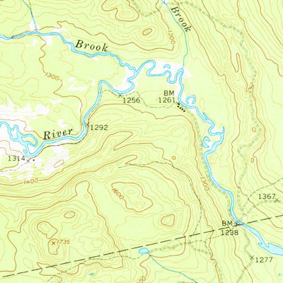 United States Geological Survey Penobscot Lake, ME (1956, 62500-Scale) digital map