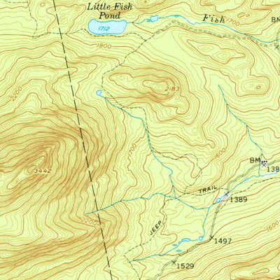 United States Geological Survey Penobscot Lake, ME (1956, 62500-Scale) digital map