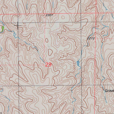 United States Geological Survey Penokee, KS (1979, 24000-Scale) digital map