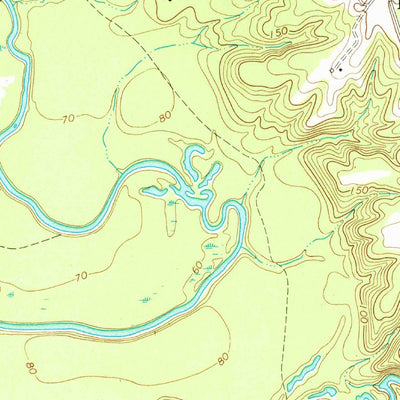 United States Geological Survey Penola, VA (1969, 24000-Scale) digital map