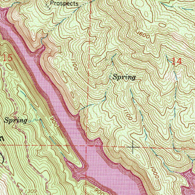 United States Geological Survey Penon Blanco Peak, CA (1962, 24000-Scale) digital map