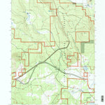 United States Geological Survey Penoyar, CA (2001, 24000-Scale) digital map