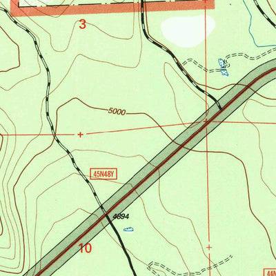 United States Geological Survey Penoyar, CA (2001, 24000-Scale) digital map