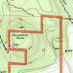 United States Geological Survey Penoyar, CA (2001, 24000-Scale) digital map