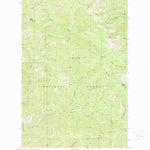 United States Geological Survey Penrose Peak, MT (1988, 24000-Scale) digital map