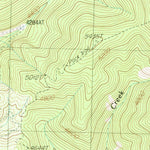 United States Geological Survey Penrose Peak, MT (1988, 24000-Scale) digital map