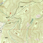 United States Geological Survey Penrose Peak, MT (1999, 24000-Scale) digital map
