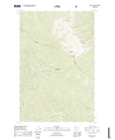 United States Geological Survey Penrose Peak, MT (2020, 24000-Scale) digital map