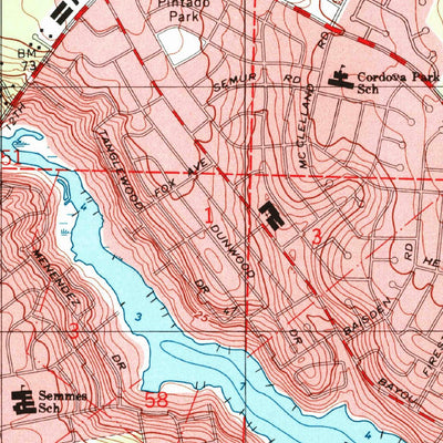 United States Geological Survey Pensacola, FL (1994, 24000-Scale) digital map