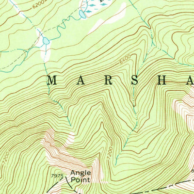 United States Geological Survey Pentagon Mountain, MT (1970, 24000-Scale) digital map