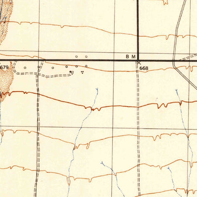 United States Geological Survey Pentland, CA (1945, 31680-Scale) digital map