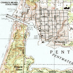 United States Geological Survey Pentwater, MI (1983, 25000-Scale) digital map