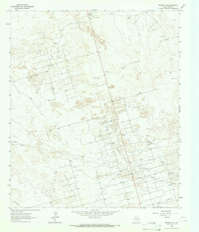 United States Geological Survey Penwell SW, TX (1964, 24000-Scale) digital map