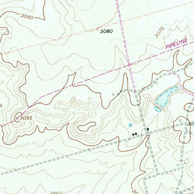 United States Geological Survey Penwell, TX (1964, 24000-Scale) digital map