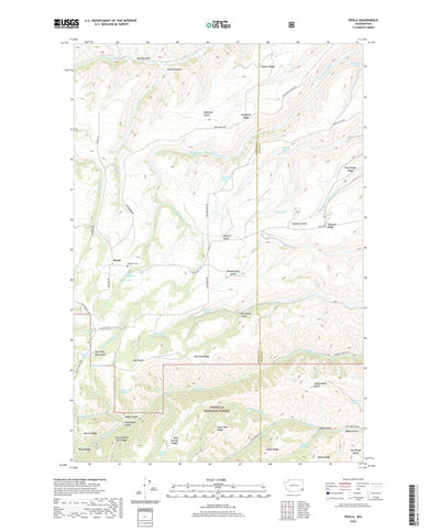 United States Geological Survey Peola, WA (2020, 24000-Scale) digital map