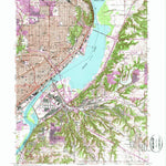 United States Geological Survey Peoria East, IL (1949, 24000-Scale) digital map