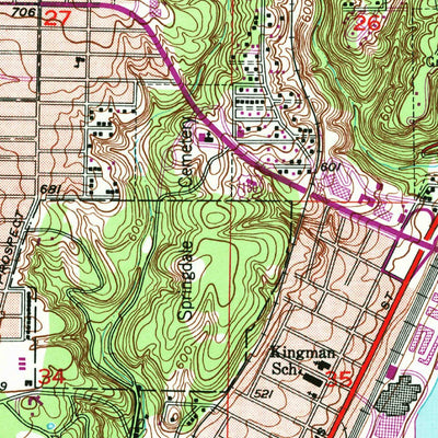 United States Geological Survey Peoria East, IL (1949, 24000-Scale) digital map