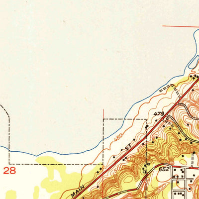 United States Geological Survey Peoria East, IL (1950, 24000-Scale) digital map