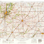 United States Geological Survey Peoria, IL (1963, 250000-Scale) digital map