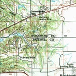 United States Geological Survey Peoria, IL (1989, 100000-Scale) digital map