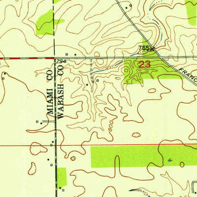 United States Geological Survey Peoria, IN (1953, 24000-Scale) digital map