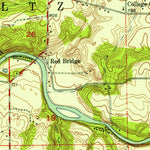 United States Geological Survey Peoria, IN (1953, 24000-Scale) digital map