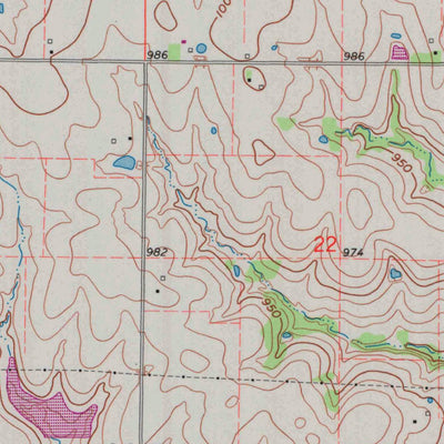 United States Geological Survey Peoria, KS (1962, 24000-Scale) digital map