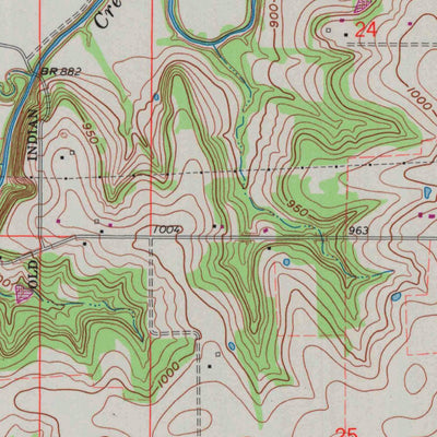 United States Geological Survey Peoria, KS (1962, 24000-Scale) digital map