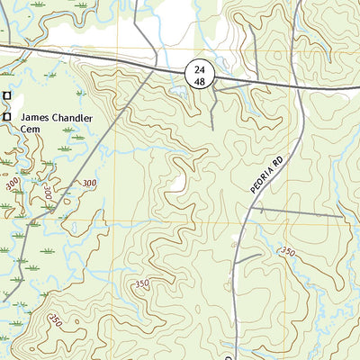United States Geological Survey Peoria, MS (2020, 24000-Scale) digital map