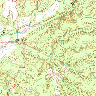United States Geological Survey Peoria, OK-KS (1960, 24000-Scale) digital map