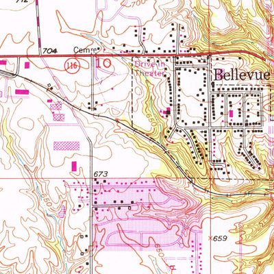United States Geological Survey Peoria West, IL (1949, 24000-Scale) digital map