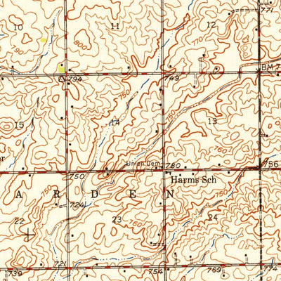 United States Geological Survey Peotone, IL (1949, 62500-Scale) digital map