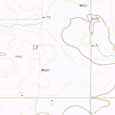 United States Geological Survey Pep, NM (1972, 24000-Scale) digital map
