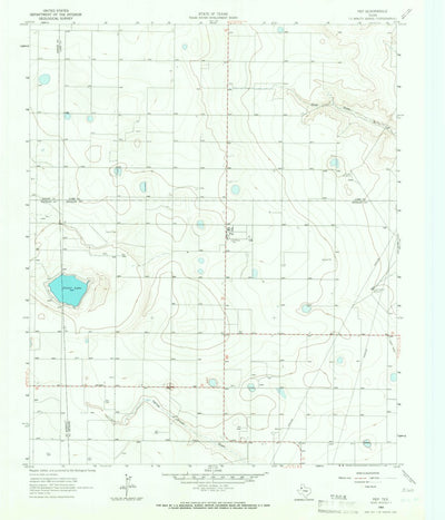 United States Geological Survey Pep, TX (1964, 24000-Scale) digital map