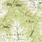 United States Geological Survey Pepacton Reservoir, NY (1986, 100000-Scale) digital map