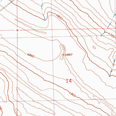United States Geological Survey Peplin Flats, UT (1991, 24000-Scale) digital map