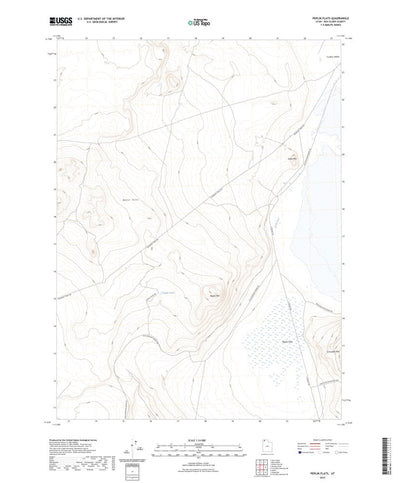 United States Geological Survey Peplin Flats, UT (2023, 24000-Scale) digital map