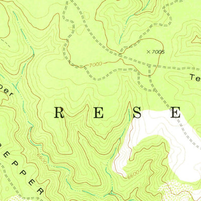 United States Geological Survey Pepper Canyon, AZ (1977, 24000-Scale) digital map