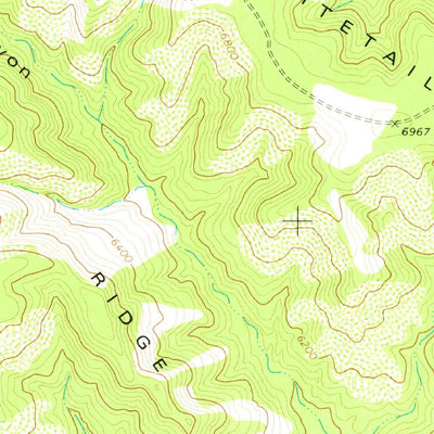 United States Geological Survey Pepper Canyon, AZ (1977, 24000-Scale) digital map
